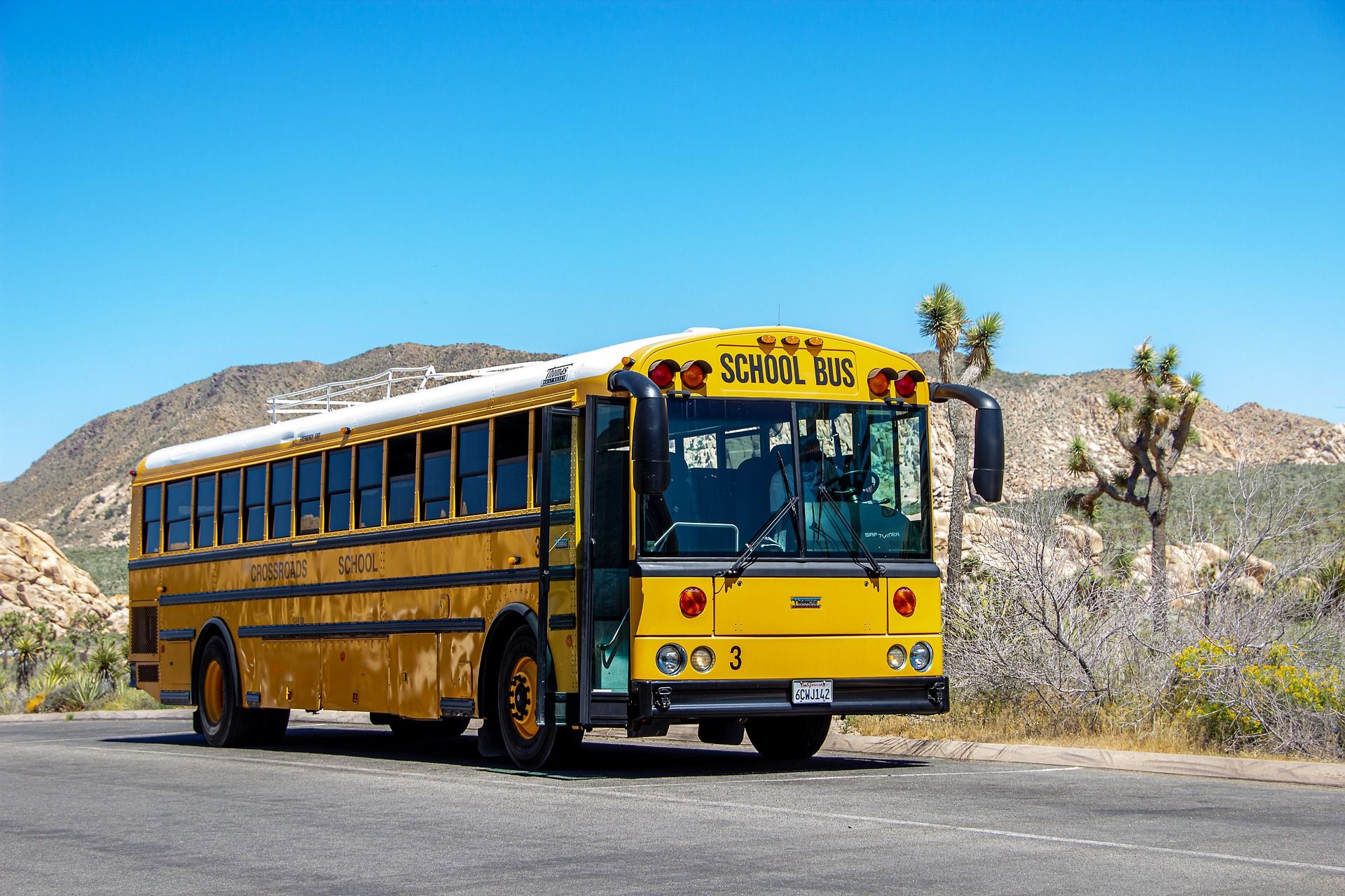 Foto von einem amerikanischem Schulbus