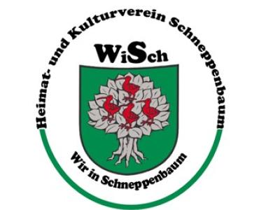 Foto vom Logo des Kultur- und Heimatvereins Schneppenbaum WiSch in rot und grün