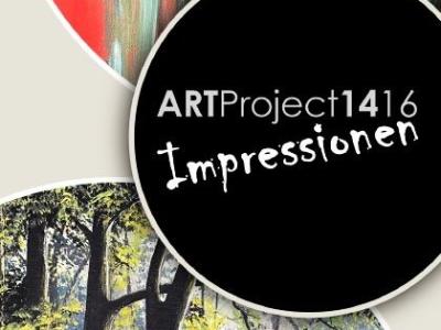 Foto vom Flyer der Ausstellung ARTProject 1416: „Impressionen“